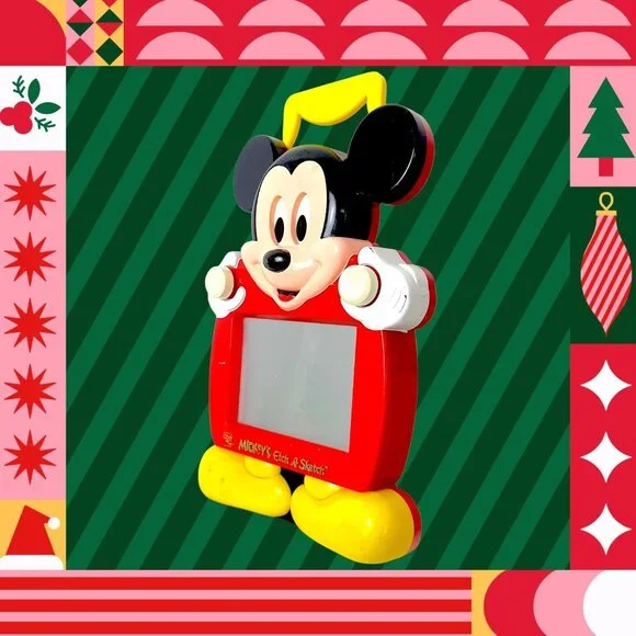 Vintage 1991 Mickey's Etch a Sketch Ohio Art CIB Disney Unboxed - Picture 9 of 16